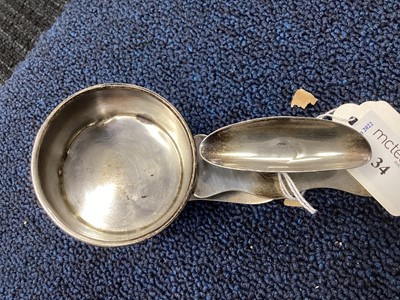 Lot 34 - AN EDWARDIAN SILVER COMBINATION PORTABLE CIGAR REST AND ASHTRAY