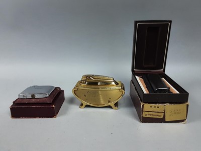 Lot 529 - THREE CIGARETTE LIGHTERS AND FURTHER COLLECTOR'S ITEMS