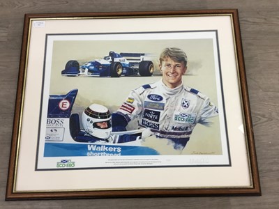 Lot 53 - ALLAN MCNISH SIGNED LIMITED EDITION RACING PRINT