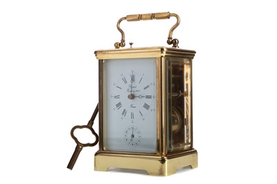 Lot 639 - A RAPPORT REPEATER CARRIAGE CLOCK