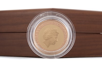 Lot 27 - THE 2011 MARY ROSE TWO POUND GOLD PROOF COIN