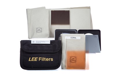 Lot 667 - NINE VARIOUS LEE FILTERS AND A LEE BIG STOPPER