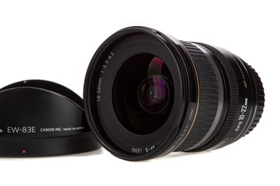 Lot 678 - A CANON EF-S 10-22MM 1:3.5-4.5 LENS