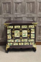 Lot 825 - MID 20TH CENTURY CHINESE CABINET the drawer...