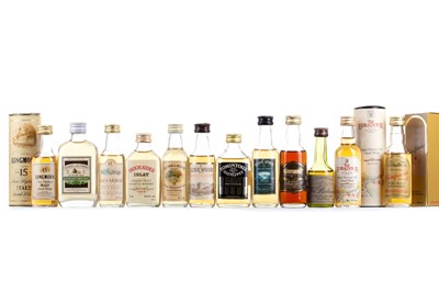 Lot 144 - 25 ASSORTED WHISKY MINIATURES - INCLUDING GLENDRONACH 12 YEAR OLD TRADITIONAL