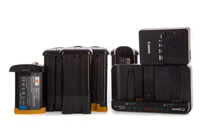 Lot 691 - FOUR NPE-3 BATTERIES, OTHER BATTERIES AND TWO CHARGERS
