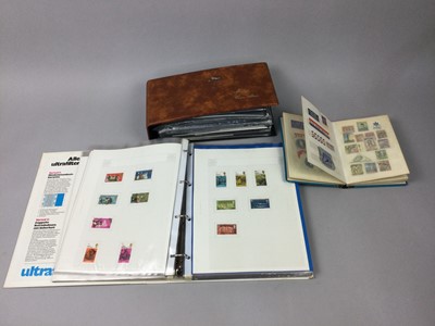 Lot 109 - A LOT OF FIVE ALBUMS OF STAMPS AND FIRST DAY COVERS