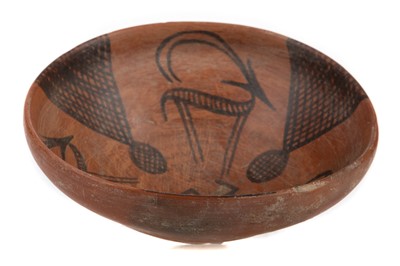 Lot 201 - AN INDUS VALLEY-STYLE TERRACOTTA BOWL