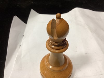 Lot 1000 - AN EARLY 20TH CENTURY JACQUES 'STAUNTON' PATTERN CHESS SET