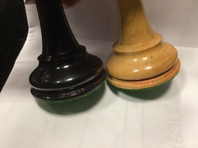 Lot 1000 - AN EARLY 20TH CENTURY JACQUES 'STAUNTON' PATTERN CHESS SET