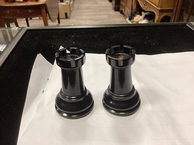 Lot 1000 - AN EARLY 20TH CENTURY JACQUES 'STAUNTON' PATTERN CHESS SET