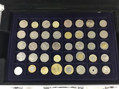 Lot 36 - A COLLECTION OF BRITISH COINAGE AND A COLLECTORS CASE