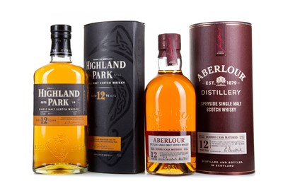 Lot 199 - HIGHLAND PARK 12 YEAR OLD AND ABERLOUR 12 YEAR OLD