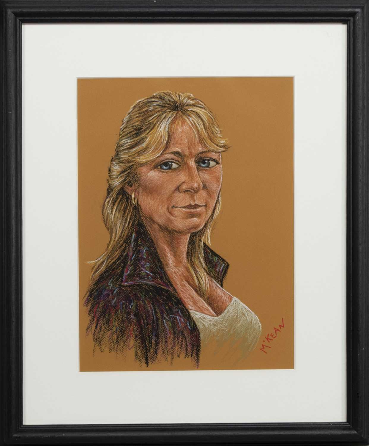 Lot 57 - WIFE, MOTHER, SISTER, DAUGHTER, FRIEND, LOVER, A PASTEL BY GRAHAM MCKEAN