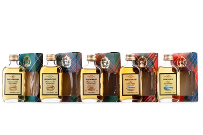 Lot 204 - 5 ASSORTED GORDON & MACPHAIL "PRIDE OF" MINIATURES - INCLUDE PRIDE OF STRATHSPEY 25 YEAR OLD