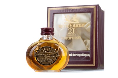 Lot 219 - WHYTE & MACKAY 21 YEAR OLD MINIATURE