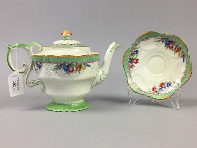 Lot 202 - AN AYNSLEY PART COFFEE SERVICE AND OTHER TEA WARE