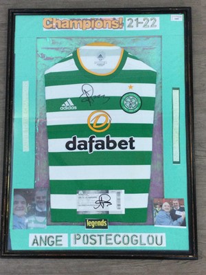 Lot 1683 - ANGE POSTECOGLOU SIGNED CELTIC SHIRT