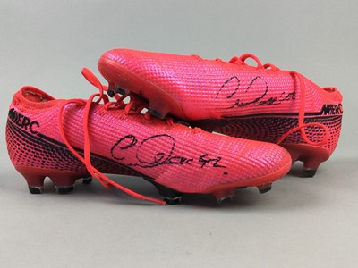 Lot 1688 - CALLUM MCGREGOR SIGNED FOOTBALL BOOTS