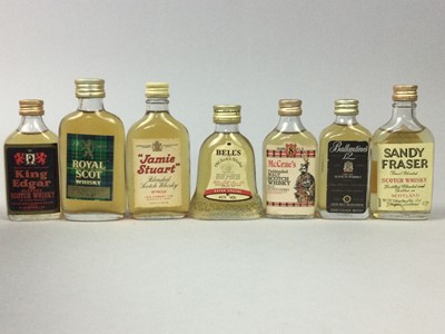Lot 146 - 30 ASSORTED WHISKY MINIATURES - INCLUDING  QUEEN ANNE BLEND