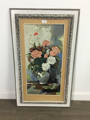 Lot 150 - STILL LIFE, AN OIL BY WILLIAM NORMAN GAUNT