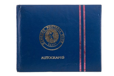Lot 1694 - A RANGERS F.C. AUTOGRAPH BOOK
