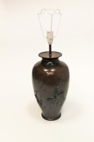 Lot 874 - LARGE EARLY/MID 20TH CENTURY JAPANESE BRONZE...