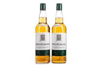 Lot 244 - 2 BOTTLES OF HOUSE OF COMMONS 12 YEAR OLD - SIGNED BY JOHN MAXTON