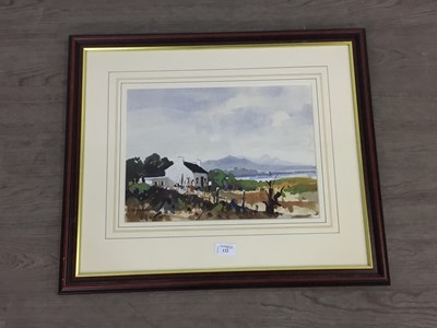 Lot 132 - COTTAGE, A WATERCOLOUR BY WILLIAM NORMAN GAUNT