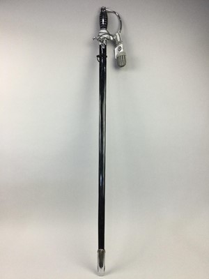Lot 262 - A REPRODUCTION S.S. SWORD ALONG WITH TWO REPRODUCTION DAGGERS