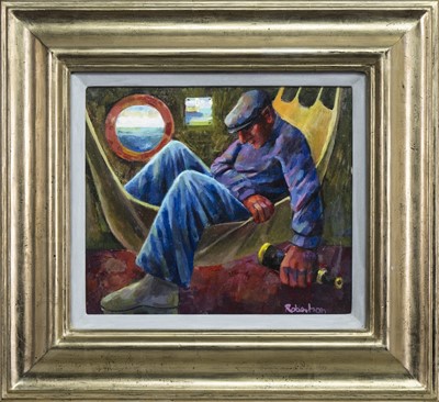 Lot 153 - DREAM OF HOME, AN OIL BY JONATHAN ROBERTSON