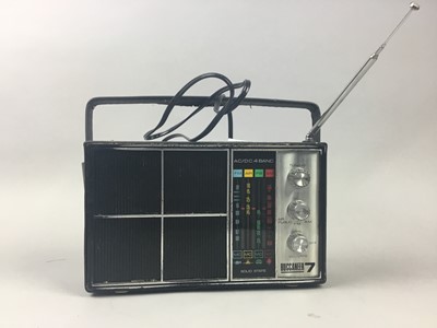 Lot 144 - A MARCONI RADIO AND OTHER ITEMS