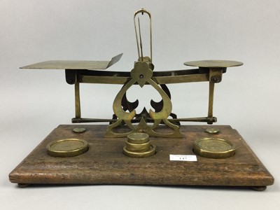 Lot 147 - TWO SETS OF VINTAGE POSTAL SCALES