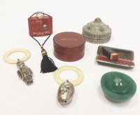 Lot 889 - 20TH CENTURY CHINESE SEAL STAMP AND INK PAD...