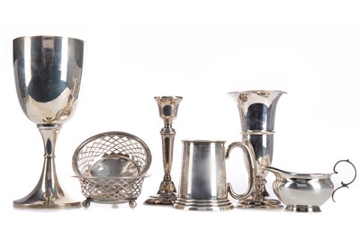 Lot 43 - A GROUP OF SILVER ITEMS