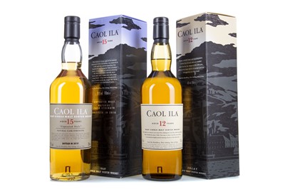 Lot 265 - CAOL ILA 15 YEAR OLD UN-PEATED 2018 RELEASE AND CAOL ILA 12 YEAR OLD