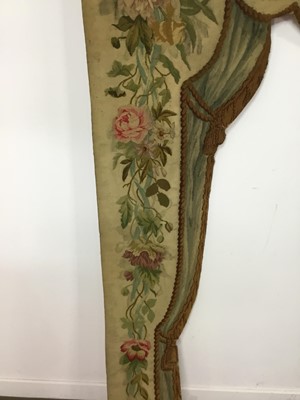 Lot 814 - A 19TH CENTURY AUBUSSON TAPESTRY PORTIERE