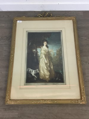 Lot 300 - A PAIR OF 19 CENTURY LITHOGRAPHS AFTER THOMAS GAINSBOROUGH