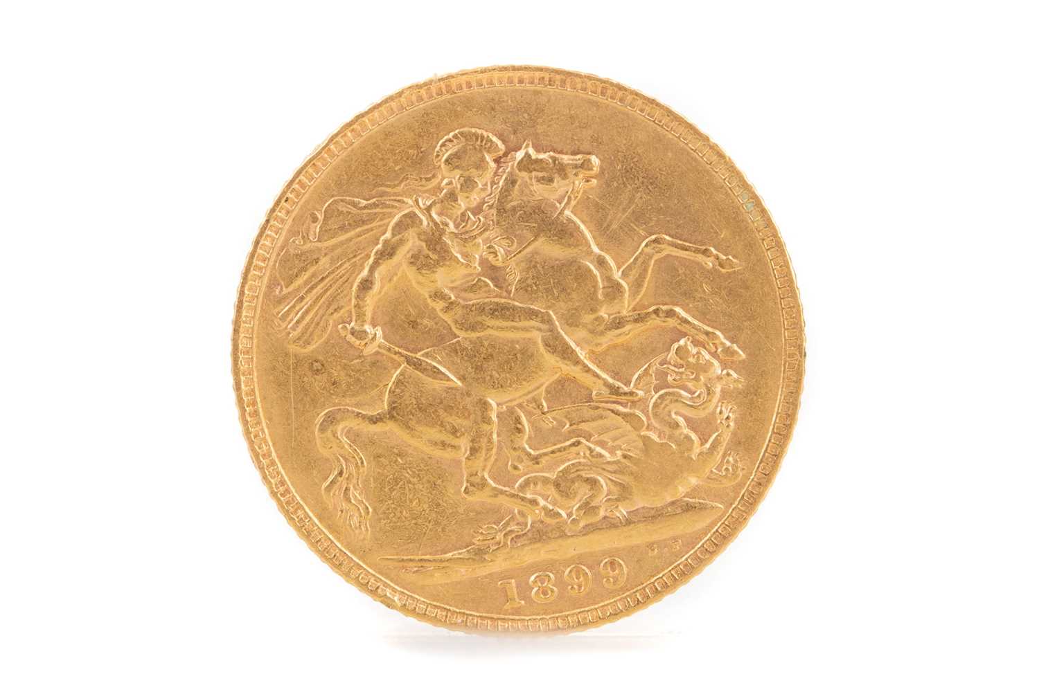 Lot 38 - A VICTORIA GOLD SOVEREIGN DATED 1899