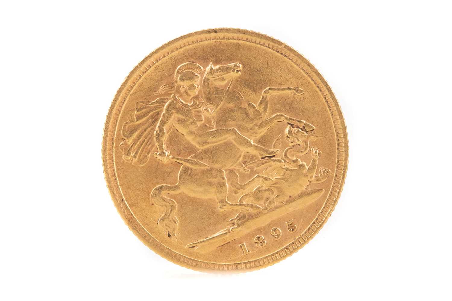 Lot 40 - A VICTORIA GOLD HALF SOVEREIGN DATED 1895