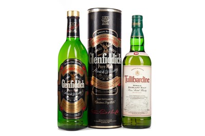 Lot 267 - GLENFIDDICH SPECIAL RESERVE AND TULLIBARDINE 10 YEAR OLD