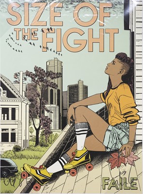 Lot 21 - SIZE OF THE FIGHT, FAILE