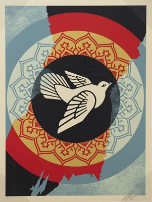 Lot 26 - OBEY PEACE DOVE HOLIDAY, SHEPARD FAIREY