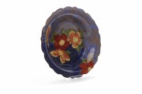 Lot 1109 - ROYAL DOULTON BOWL with scalloped rim, painted...