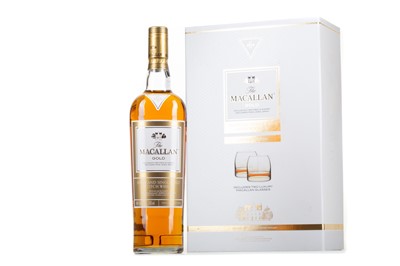 Lot 282 - MACALLAN GOLD LIMITED EDITION & GLASSES SET