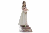 Lot 1114 - ROYAL WORCESTER FIGURE OF THE BRIDESMAID...