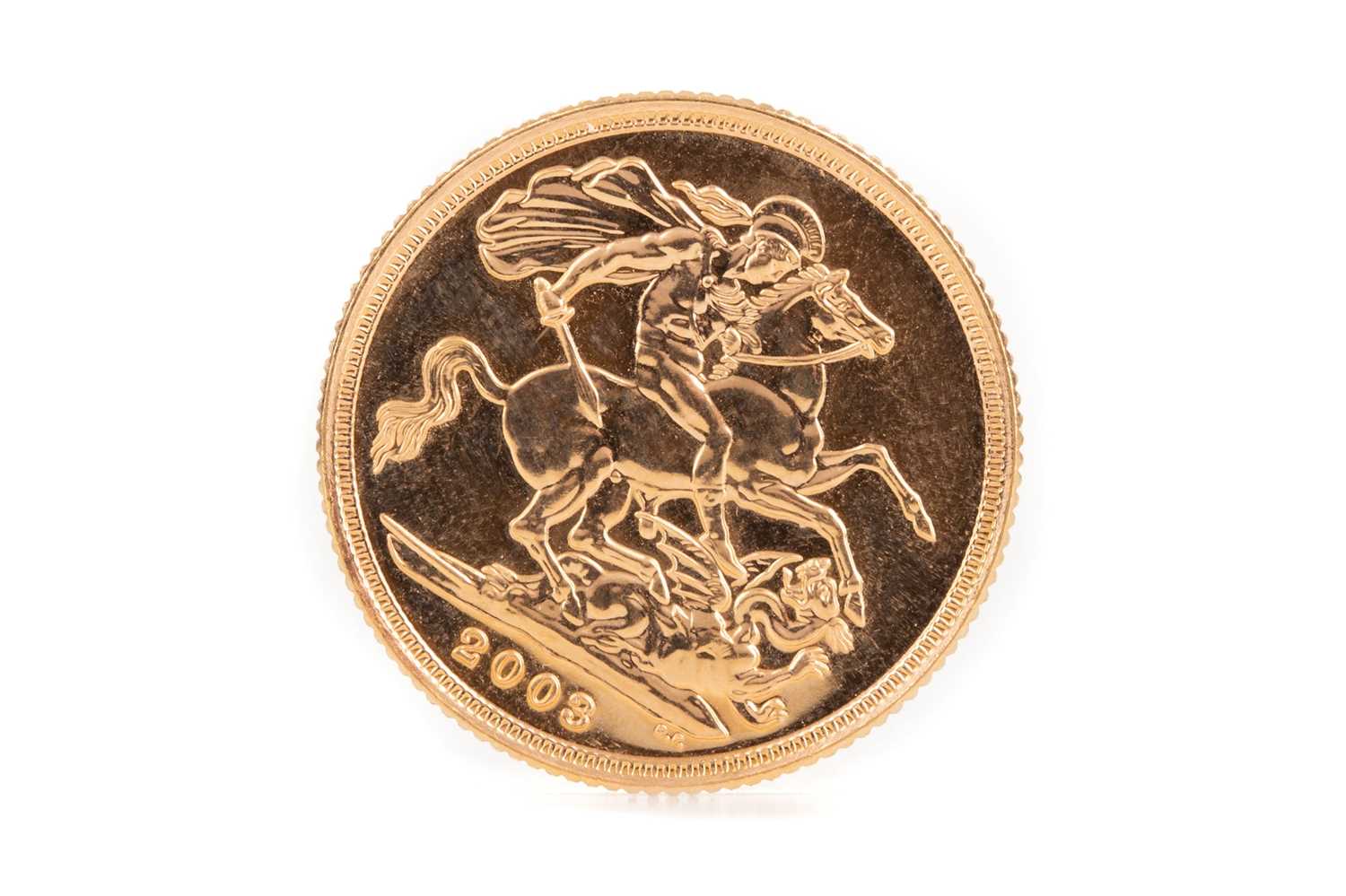 Lot 41 - AN ELIZABETH II GOLD SOVEREIGN DATED 2003