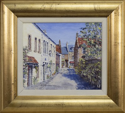 Lot 147 - THISTLE LANE, ST ANDREWS, AN OIL BY NORMAN STORRIE