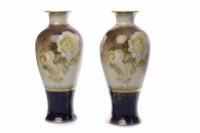 Lot 1120 - PAIR OF GERMAN 'POLANO' VASES of baluster form,...