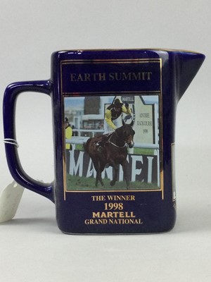 Lot 355 - EIGHT MARTELL 'GRAND NATIONAL' WATER JUGS AND OTHERS